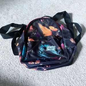 Herschel Women's Butterfly Print Mini Backpack, NWOT